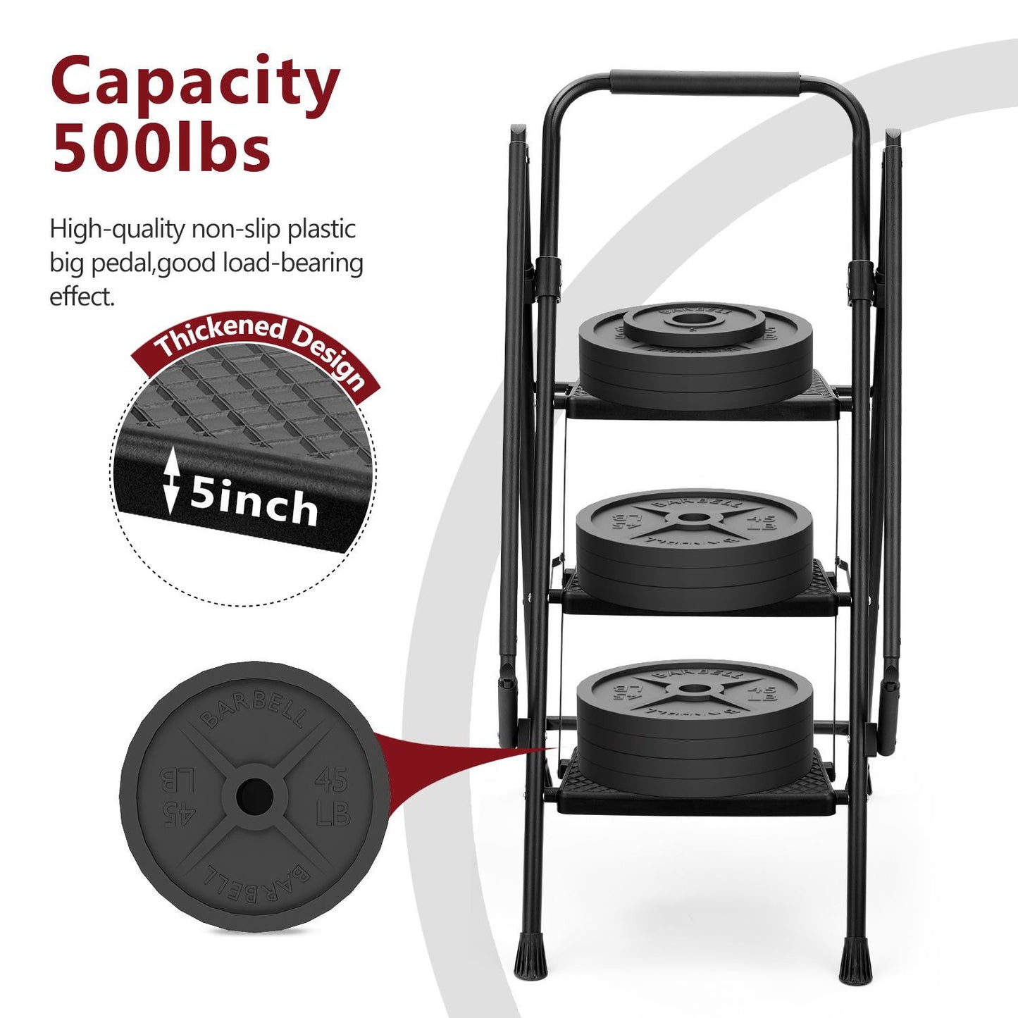 Metal-plastic Folding Stepladder