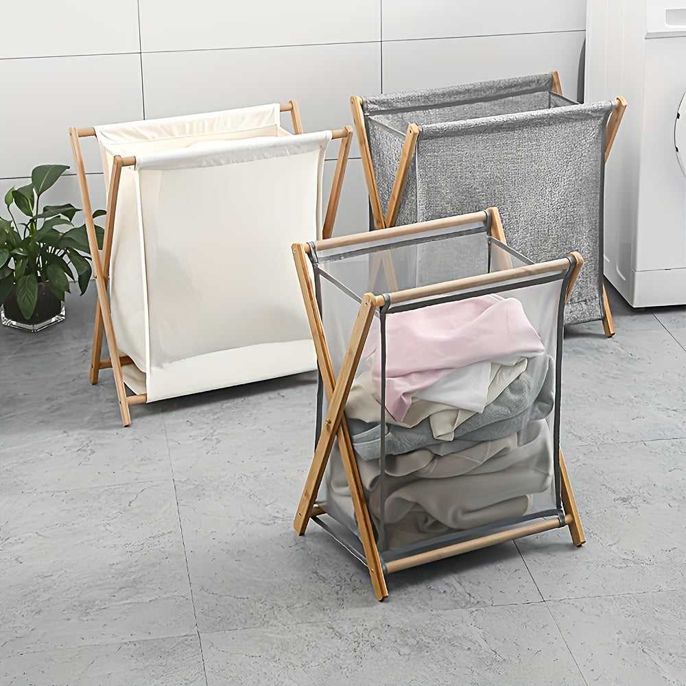 Collapsible Laundry Basket - Large-capacity Dirty Clothes Storage Multi-functional Fabric Basket, Suitable For Bathrooms Or Bedrooms