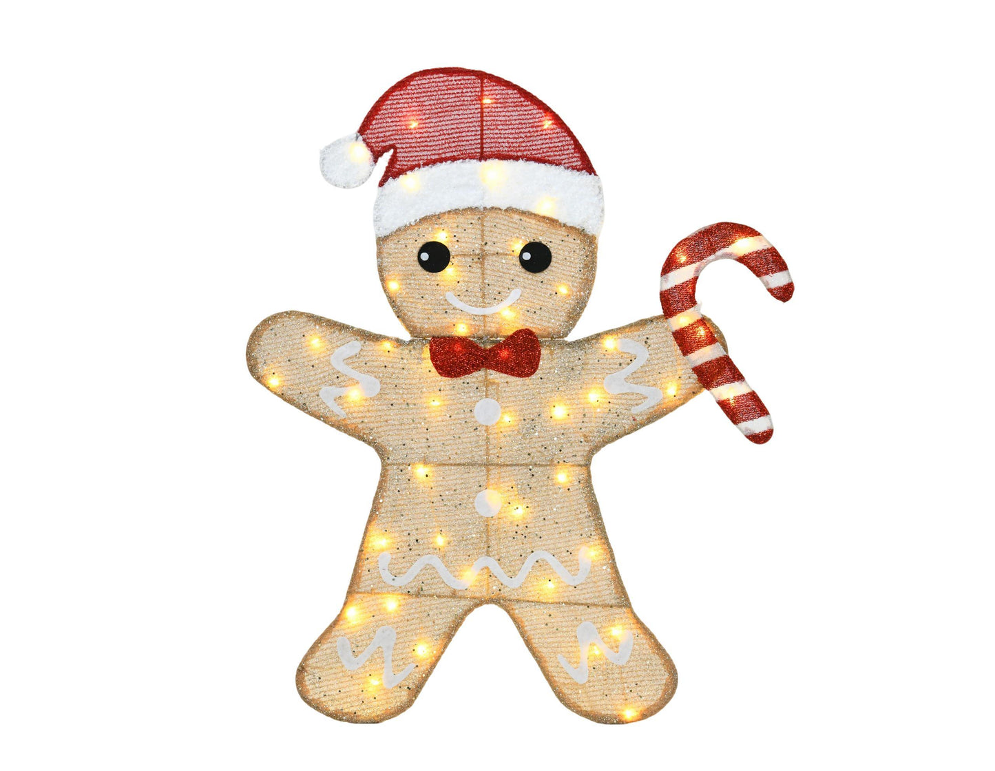 32-inch Boxed Heart-shaped Gingerbread Men, Add Christmas Cheer To Your Space, A Fashionable Choice For Home Decoration,