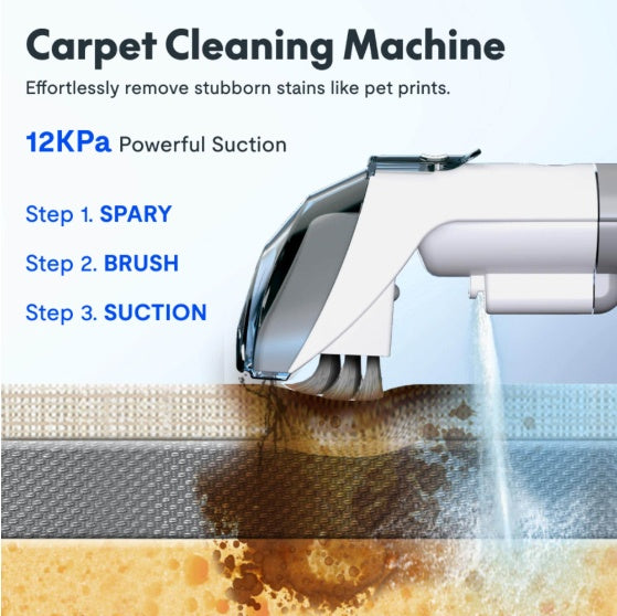 12000Pa Powerful Suction Fabric Cleaner