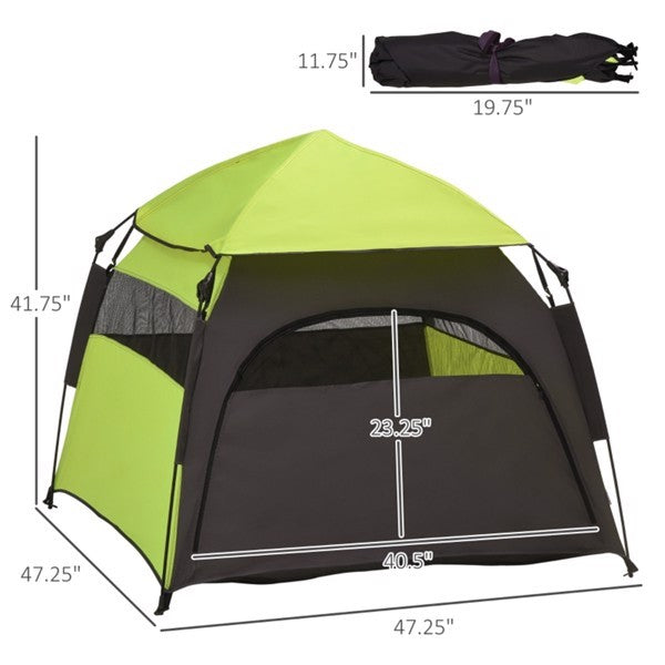 Green Pet Camping Tent