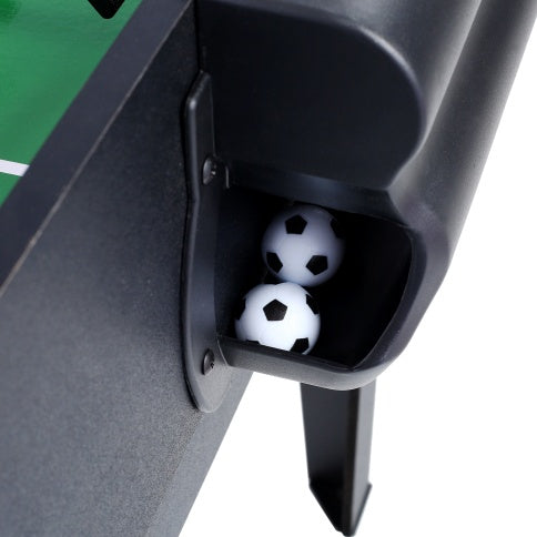 5-in-1 Multi-Game Table - Billiards, Push Hockey  Foosball  Ping Pong, And Basketball Black Blue