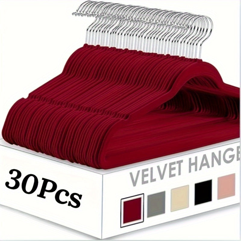 Flocked Hangers30pc