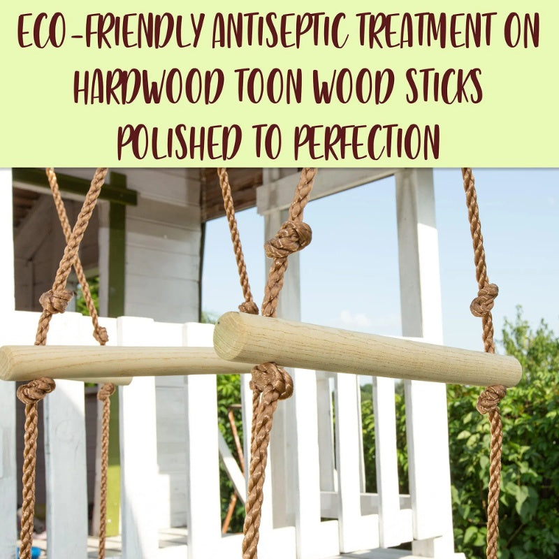 Rickety Bridge Rope Ladder Slack Line Accessories Obstacle Course Accessories For Warrior Training Rope Bridge Skip For Kids
