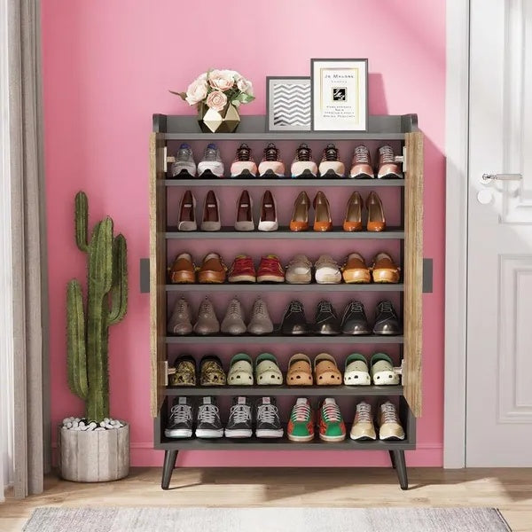 Solid Large Capacity Shoe Cabinet