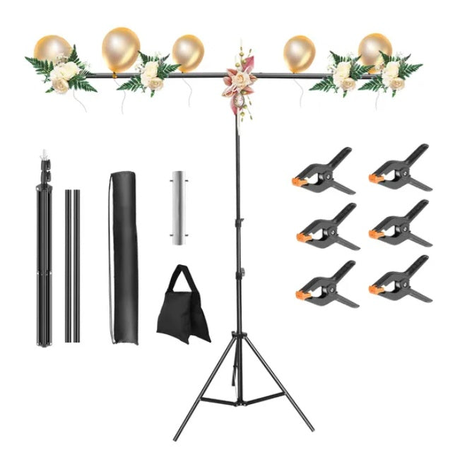 Adjustable Photography Stand With 6 Spring Clip Sandbags And A Handbag