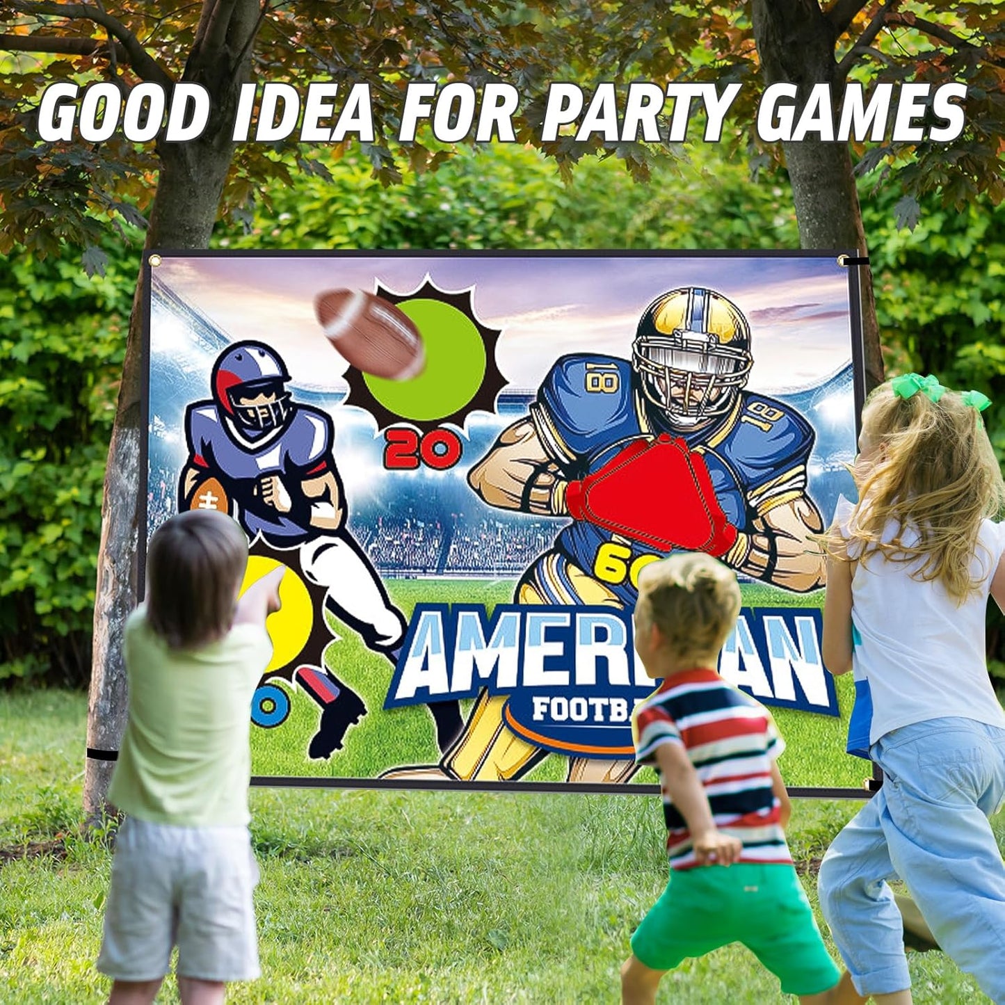 Rugby Football Cloth Belt Rack Throwing Game