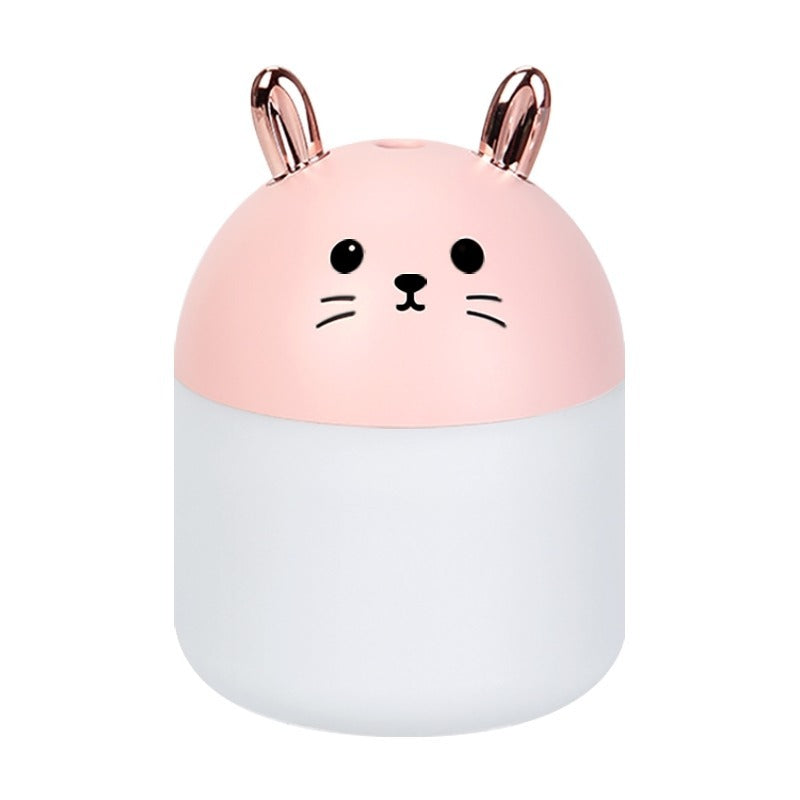 Sweet And Cute Rabbit Humidifier For A Variety Of Scenarios Such As Bedrooms And Offices. It Produces A Fine Mist Of Water For A Gentle Moisturizing Effect. Cute Design, Enjoy The Time Of Humidificati