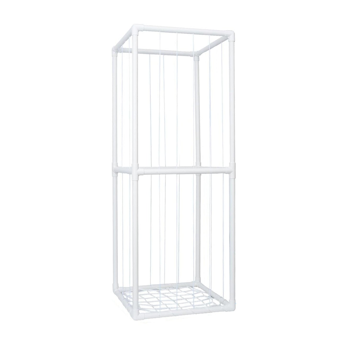 1Pc Stuffed Animal Storage PVC Plush Organizer Shelf Plush Stuffed Animal Holder Standing Kids Toy Storage Cage With Elastic Band For Nursery Play Room Bedroom