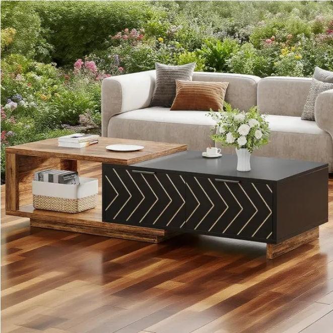Modern Wooden Coffee Accent Table