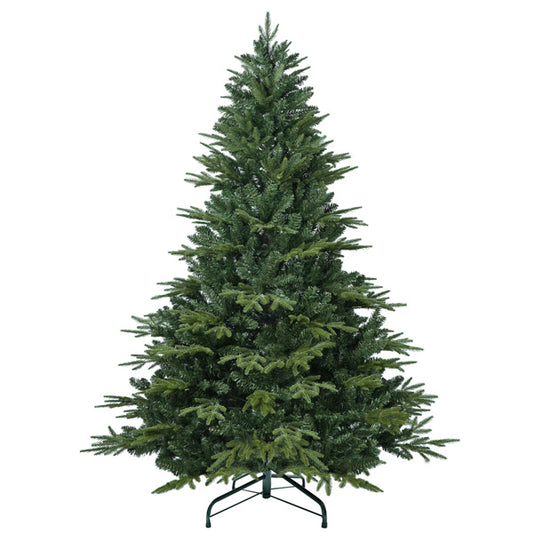Artificial 4ft Green Christmas Tree With 856 PE PVC Mixed Branch Tips, Steel Wire, Hinged Premium & Foldable Base For Indoor Holiday Decorating