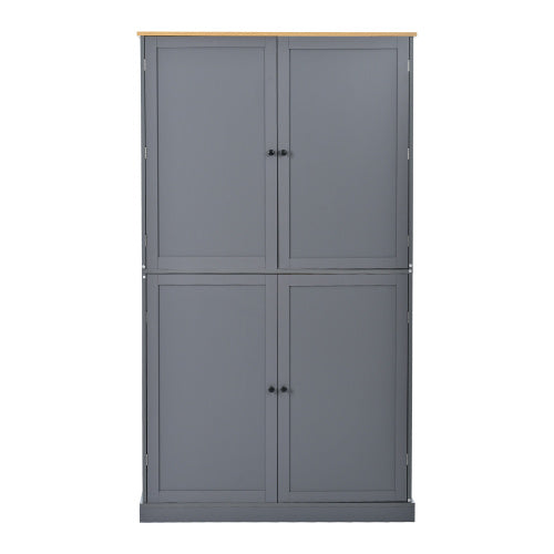 40.2x20x71.3 Inches Tall Freestanding Kitchen Pantry Large Cabinet Storage Cabinet