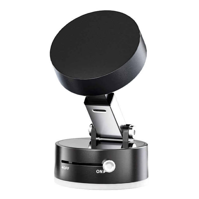 Foldable Magnetic Vacuum Car Phone Holder Foldable Suction Cup Hands-Free Navigation For Smart Phone