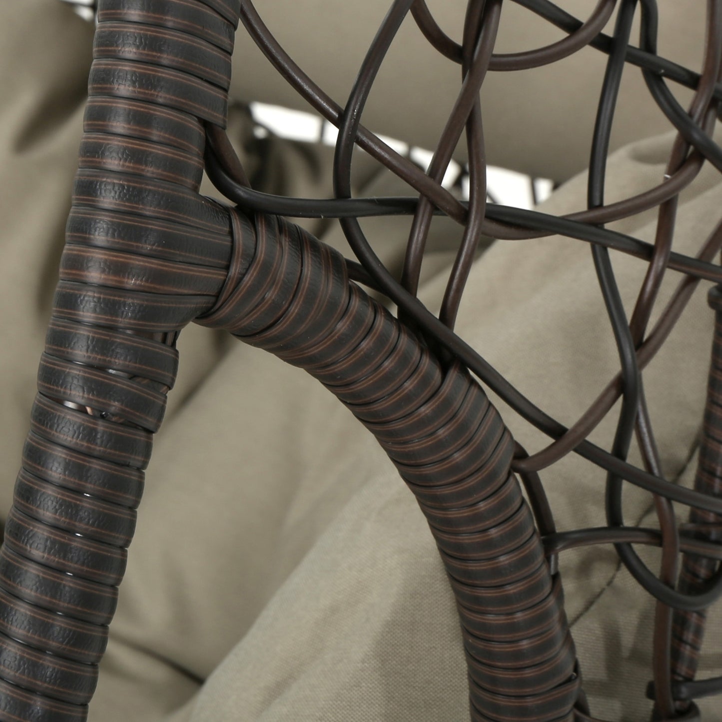 KYLIE HANGING BASKET BROWN Only Basket , NOT Include A Hanging Stand