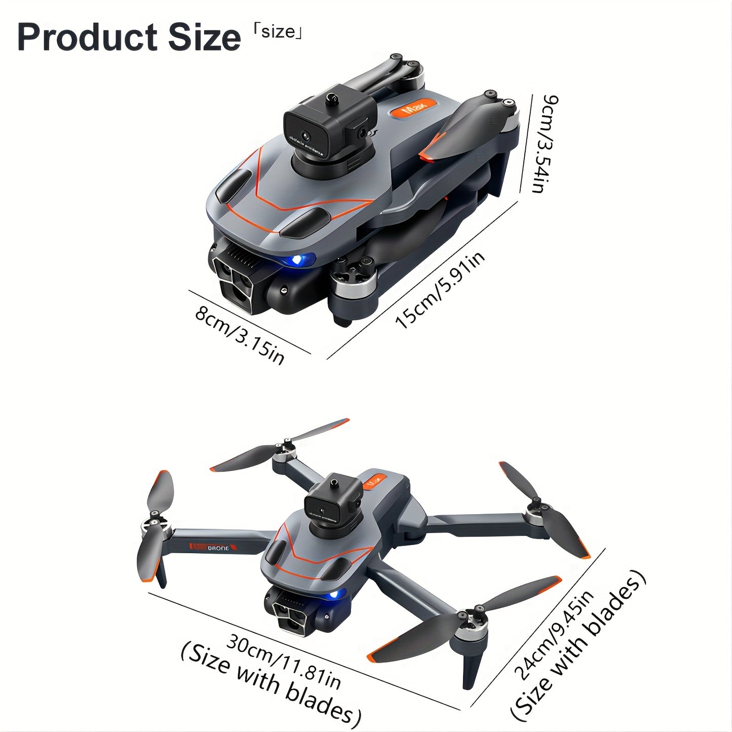Rc Drones With Camera For Adults Obstacle Avoidance Mini Drone With Altitude Hold Mode, Optical flow Positioning Brushless Motor FPV Drone Rc Quadcopter Fpv Drone For Kids 8-12 Remote Control Toys Cool