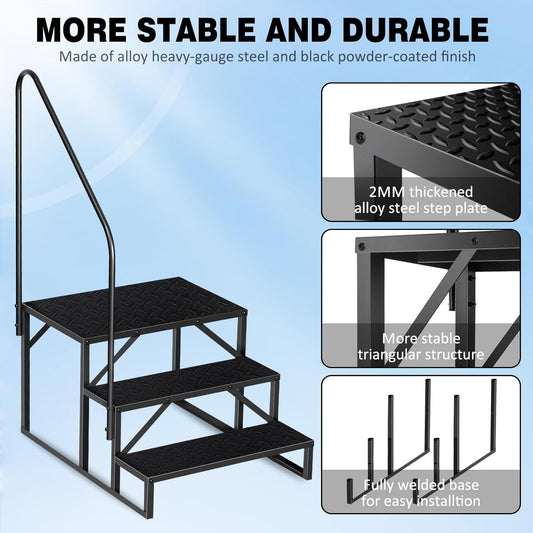 Easy to Install Swimming RV - Pool Stairs