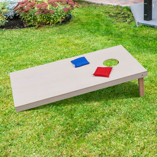 Wooden Cornhole Boards Set 4 X 2, Portable Outdoor Yard Cornhole Game With 2 Wooden Cornhole Boards 8 Corn Hole Toss Bags And Bean Bags For Kids Adult Set Of 2