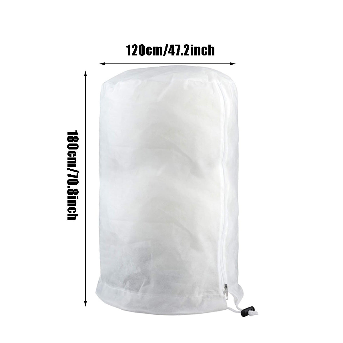 1PC Plant Covers Freeze ProtectionLarge Frost Cloths Blankets With Zipper Drawstring