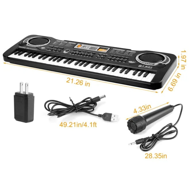 61 Key Digital Music Electronic Keyboard