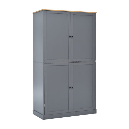 40.2x20x71.3 Inches Tall Freestanding Kitchen Pantry Large Cabinet Storage Cabinet