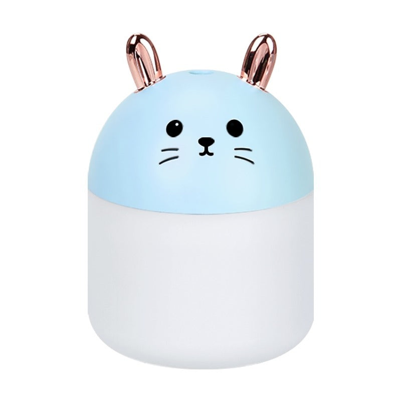 Sweet And Cute Rabbit Humidifier For A Variety Of Scenarios Such As Bedrooms And Offices. It Produces A Fine Mist Of Water For A Gentle Moisturizing Effect. Cute Design, Enjoy The Time Of Humidificati