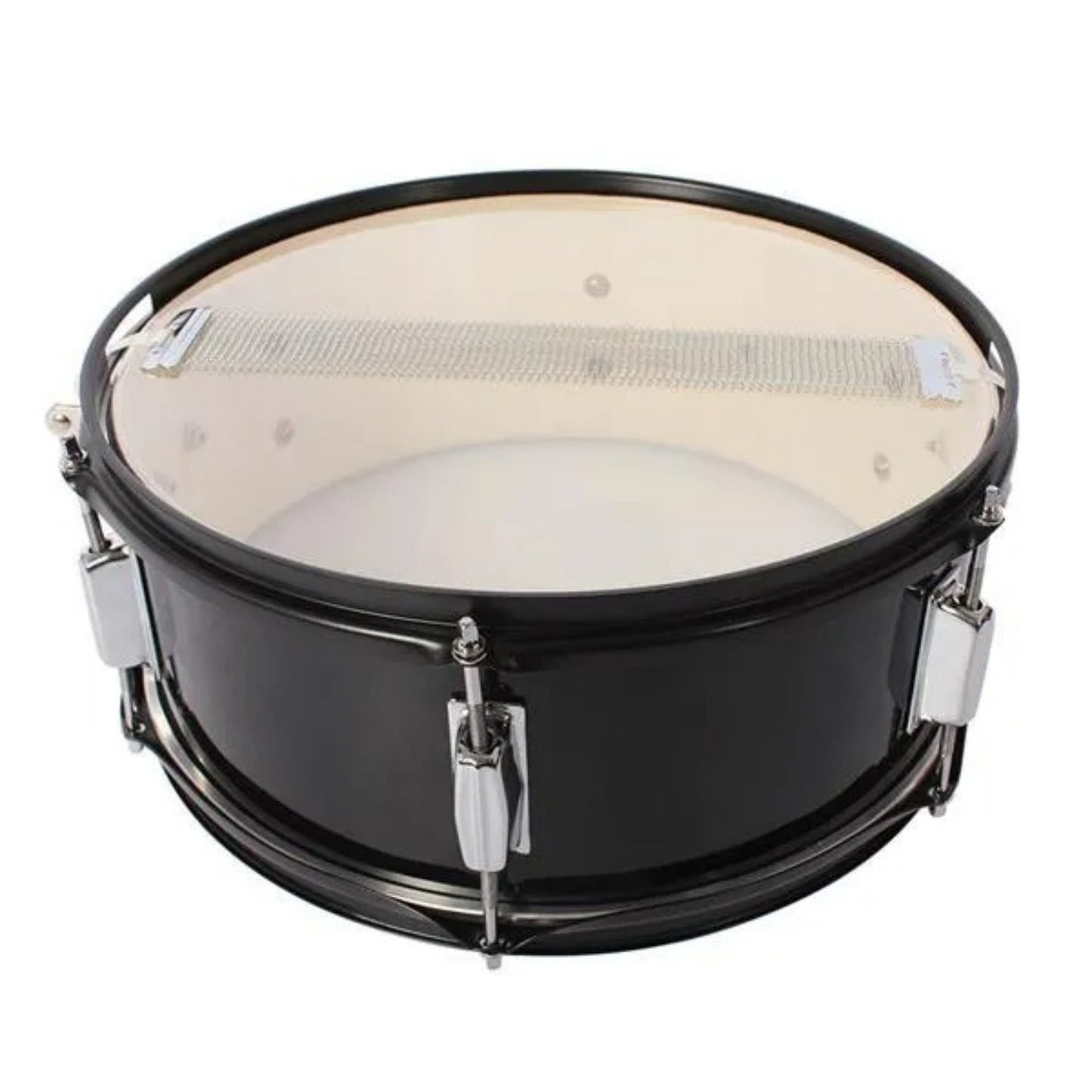 14 X 5.5 Inches Professional Marching Snare Drum & Drum Stick & Strap & Wrench Kit Black