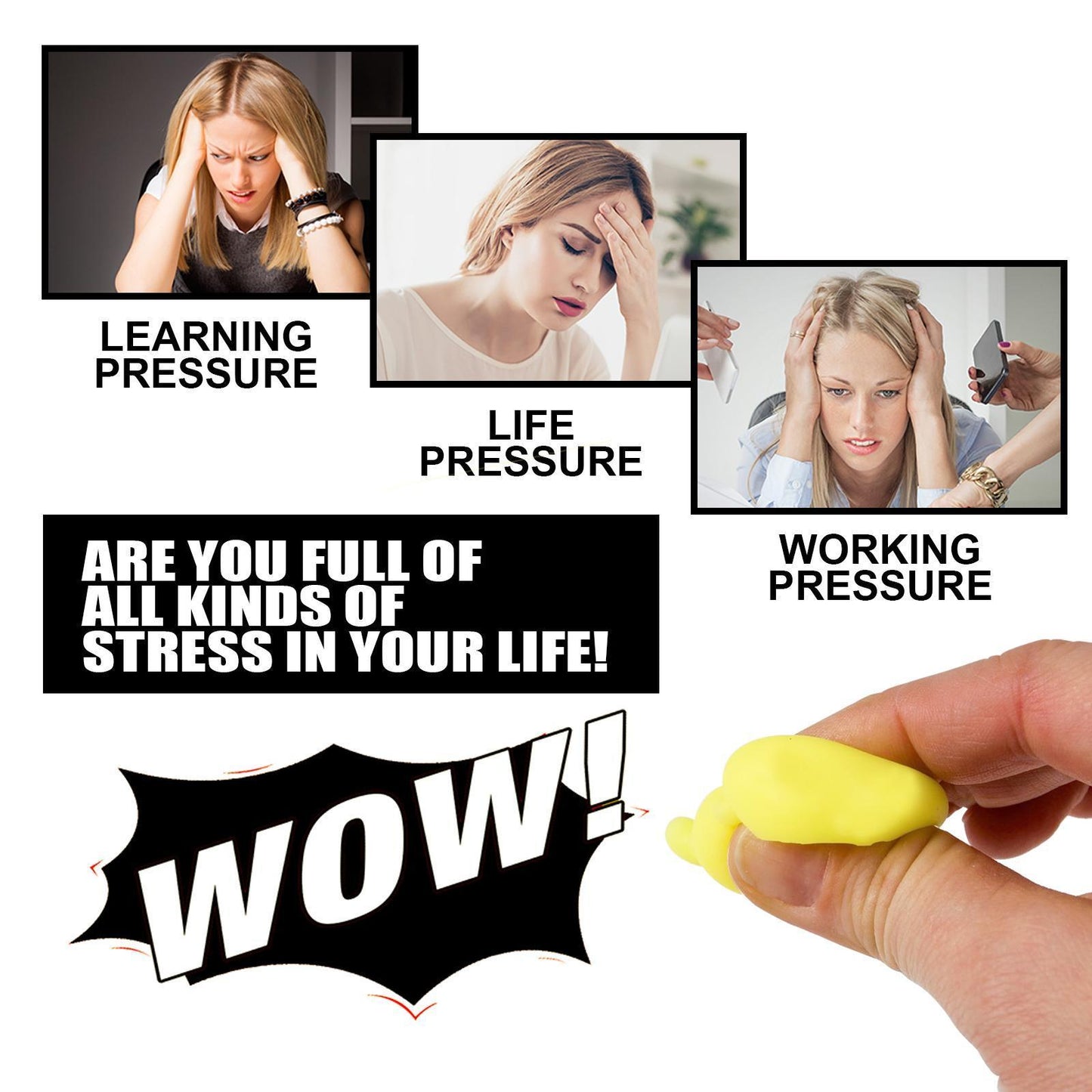 Christmas Squeezable Gift Box, 24-compartment Countdown Blind Box, Squeezeable Cartoon Toy For Stress Relief.