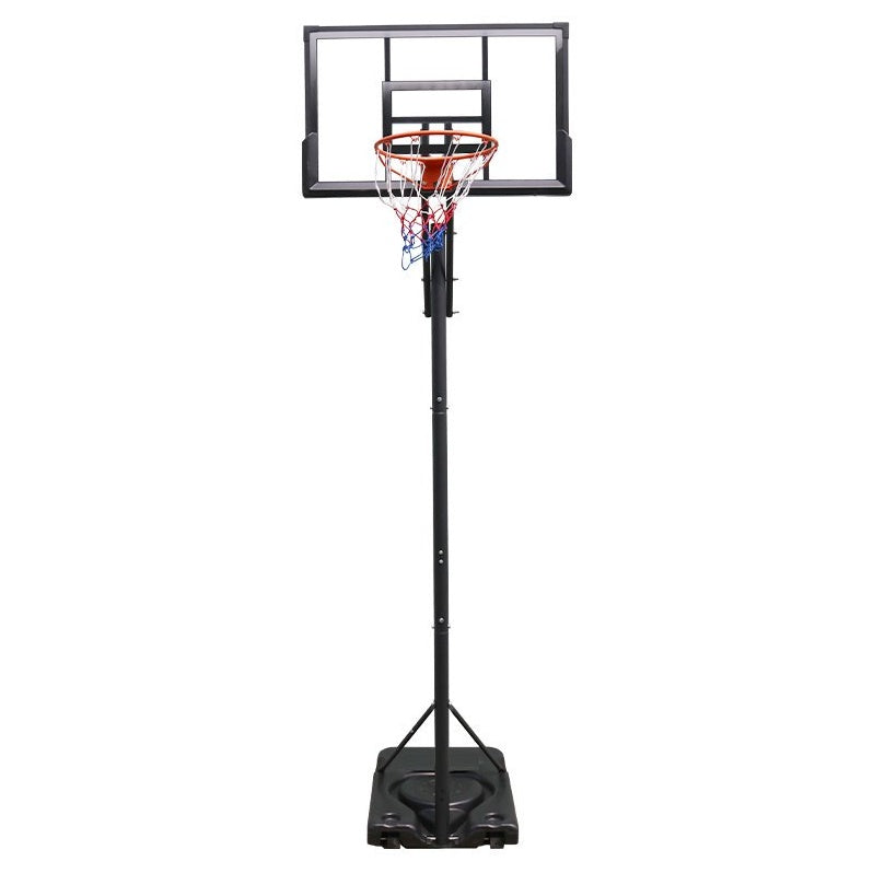 TotheCORE Basketball Stand 7.55-10.00 Ft Adjustable Portable Basketball Hoop & Goal PC Backplate, Large Base & Wheels