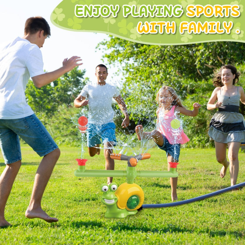 Water Sprinkler Toy For Kids Outdoor Water Toys For Yard Summer Lawn Pool Party Fun For Boys And Girls Kids Aged 3 And Above Yellow