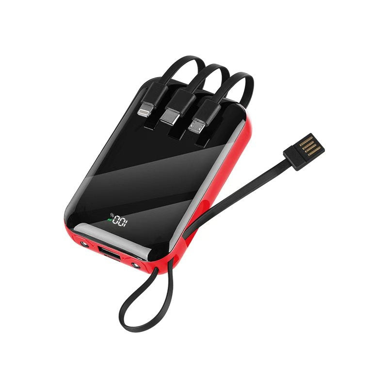 Portable Power Bank With Fast & Wireless Charging - High Capacity Battery Pack For IPhone, Android & AirPods, Travel-Friendly Emergency Charger With Safety Protection