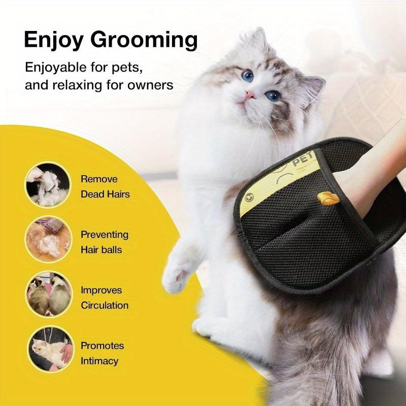 Pet Static Hair Removal Gloves For Cats And Dogs, Suitable For Carpets, Sofas, Clothing And Furniture