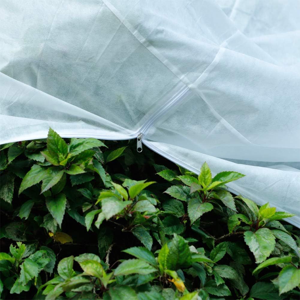 1PC Plant Covers Freeze ProtectionLarge Frost Cloths Blankets With Zipper Drawstring