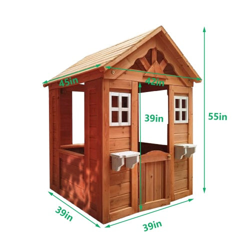 Wooden Children's Playhouse