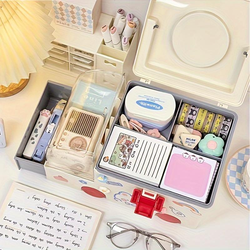 Large-capacity Ambulance-shaped Pill Storage Box With Lid, A Must-have For Home Decoration And Organization