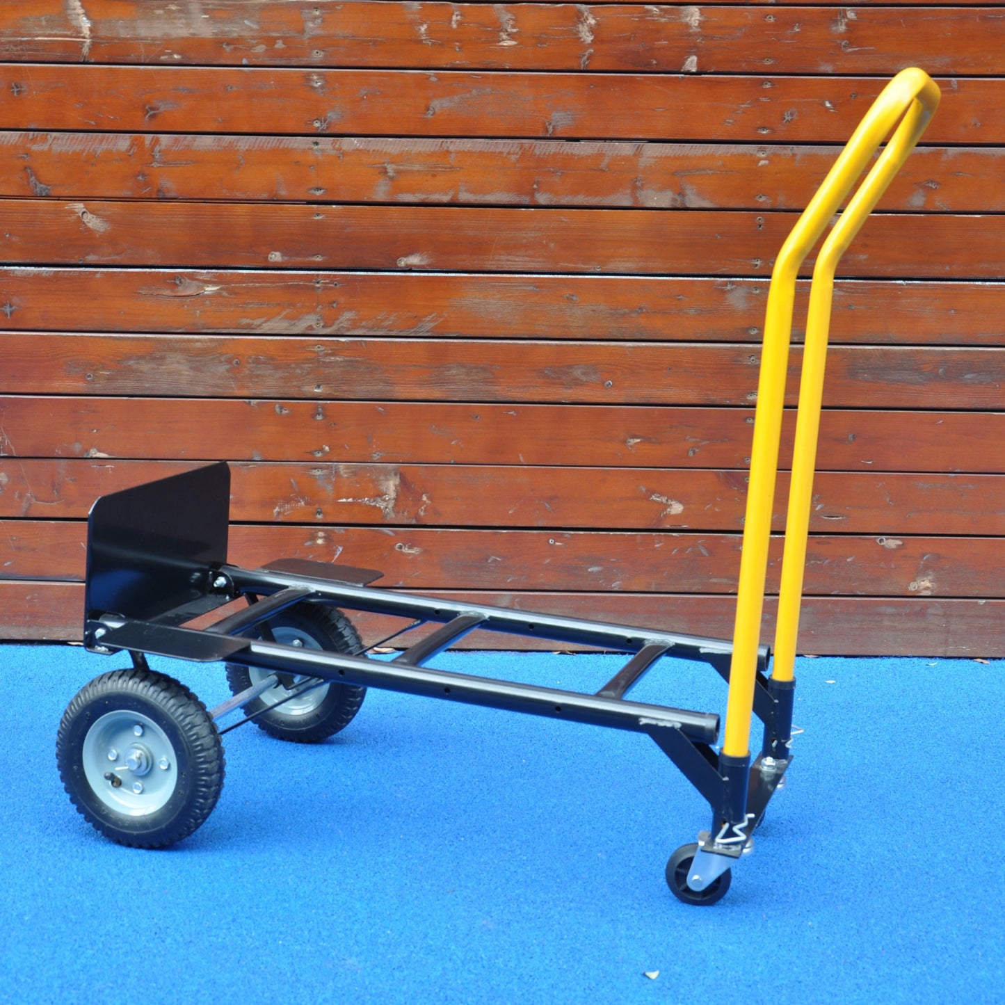 Dual Purpose Hand Truck Dolly Cart, 2 4 Wheel, Swivel Wheels, 330 Lbs Capacity