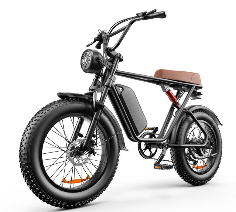 C91 - 20 Inch 20A Electric Bike Different Style Vintage, Classic, Motorcycle Style