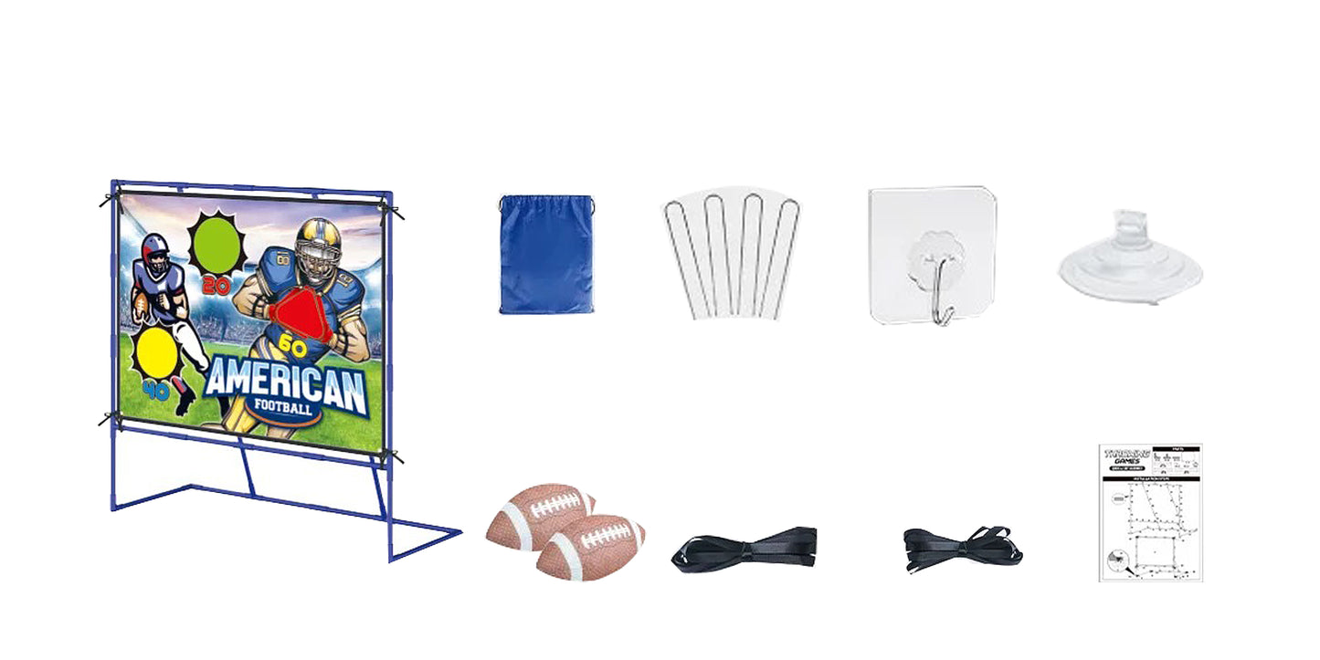 Rugby Football Cloth Belt Rack Throwing Game