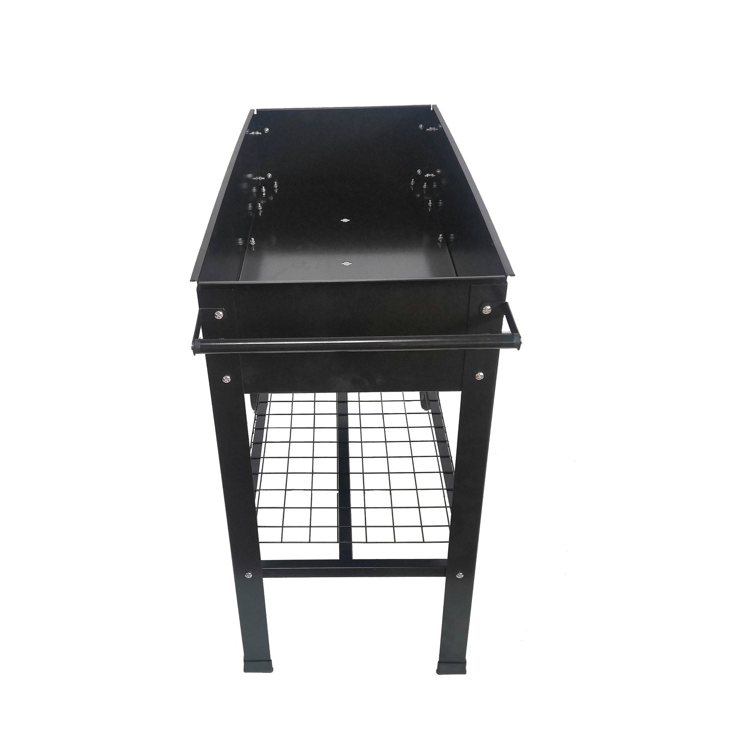 Mobile Metal Raised Garden Bed Cart With Legs For Outdoor House Patio