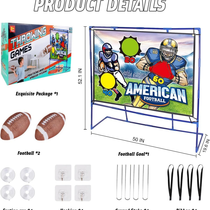 Rugby Football Cloth Belt Rack Throwing Game