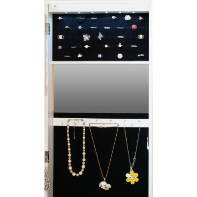 Full Length Mirror 360 Swivel Jewelry Cabinet