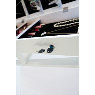 Full Length Mirror 360 Swivel Jewelry Cabinet