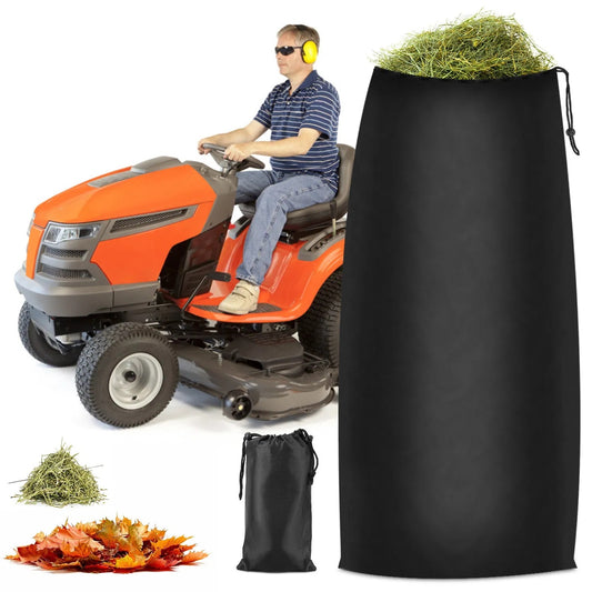 Lawn Tractor Leaf Bag 54 Cubic Feet Standard Garden Waste Bag W 112in Opening For Fast & Easy Leaf Riding Lawn Mower Rubbish Bag Outdoor