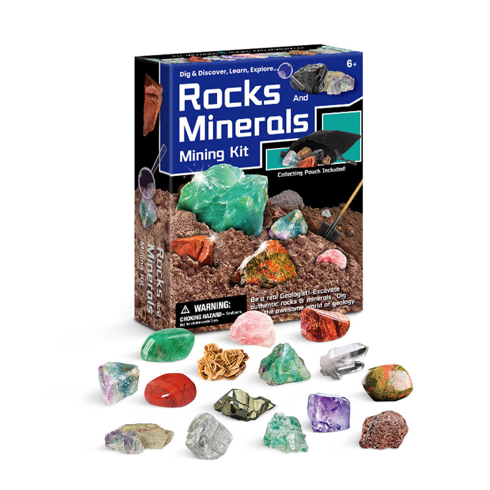 Gemstone Dig Kit DIY Activity   STEM Educational Science Toys   Excavate 5 Real Crystals STEM Educational Toys Science Kits Rock And Geology Party Favors Excavate Toys Gift Party Favors Gift For A