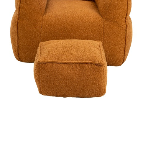 COOLMORE Bean Bag Chair Lazy Sofa Footstool Durable Comfort Lounger High Back Bean Bag Chair Couch For Adults And Kids, Indoor  Outdoor