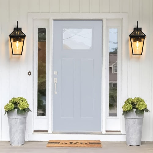 Modern Outdoor Waterproof Wall Lights Support Many Types of Bulbs 2 Packs