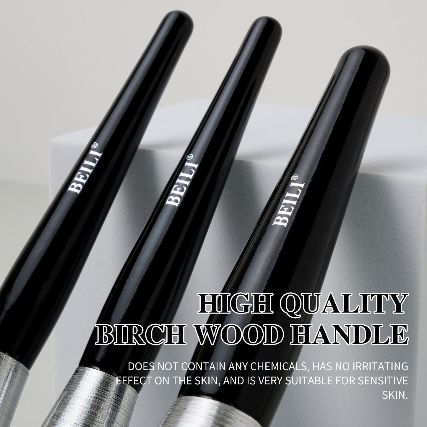 Beli 10pcs Professional Makeup Brush Set New Design Brushed Tube Makeup Brushes
