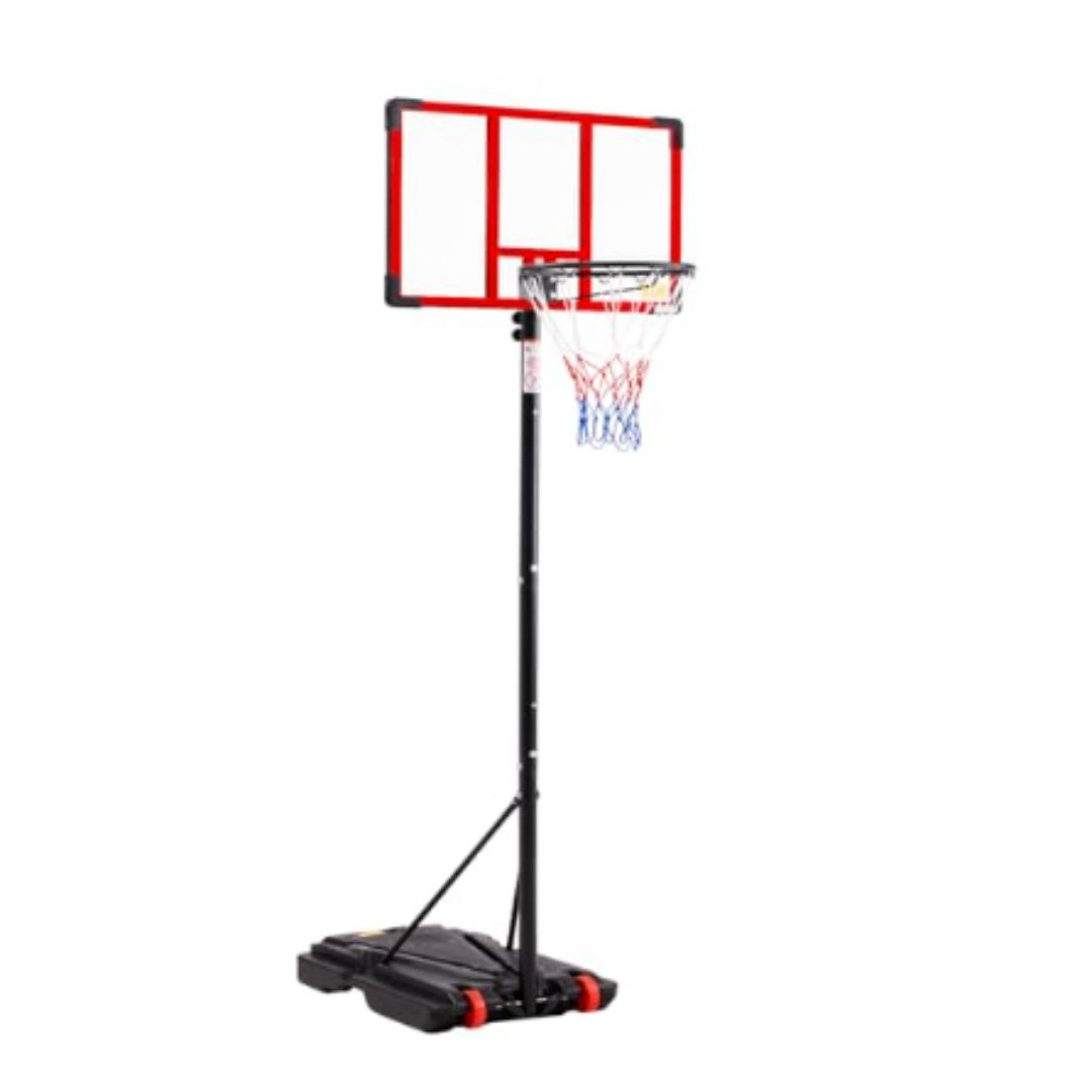 Outdoor Basketball Stand, Adjustable Height From 5.08 To 8.53 Feet, Portable Basketball Hoop And Target, With Refillable Base