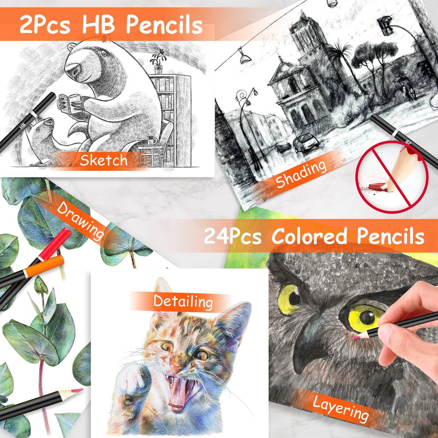 140Pcs Art Supplies With Colored Pencils Oil Pastels Crayons, Watercolor Cakes Brushes Sharpener Eraser In Elegant Wooden Box Professional Art Kit For Kids Adults Beginners Pros